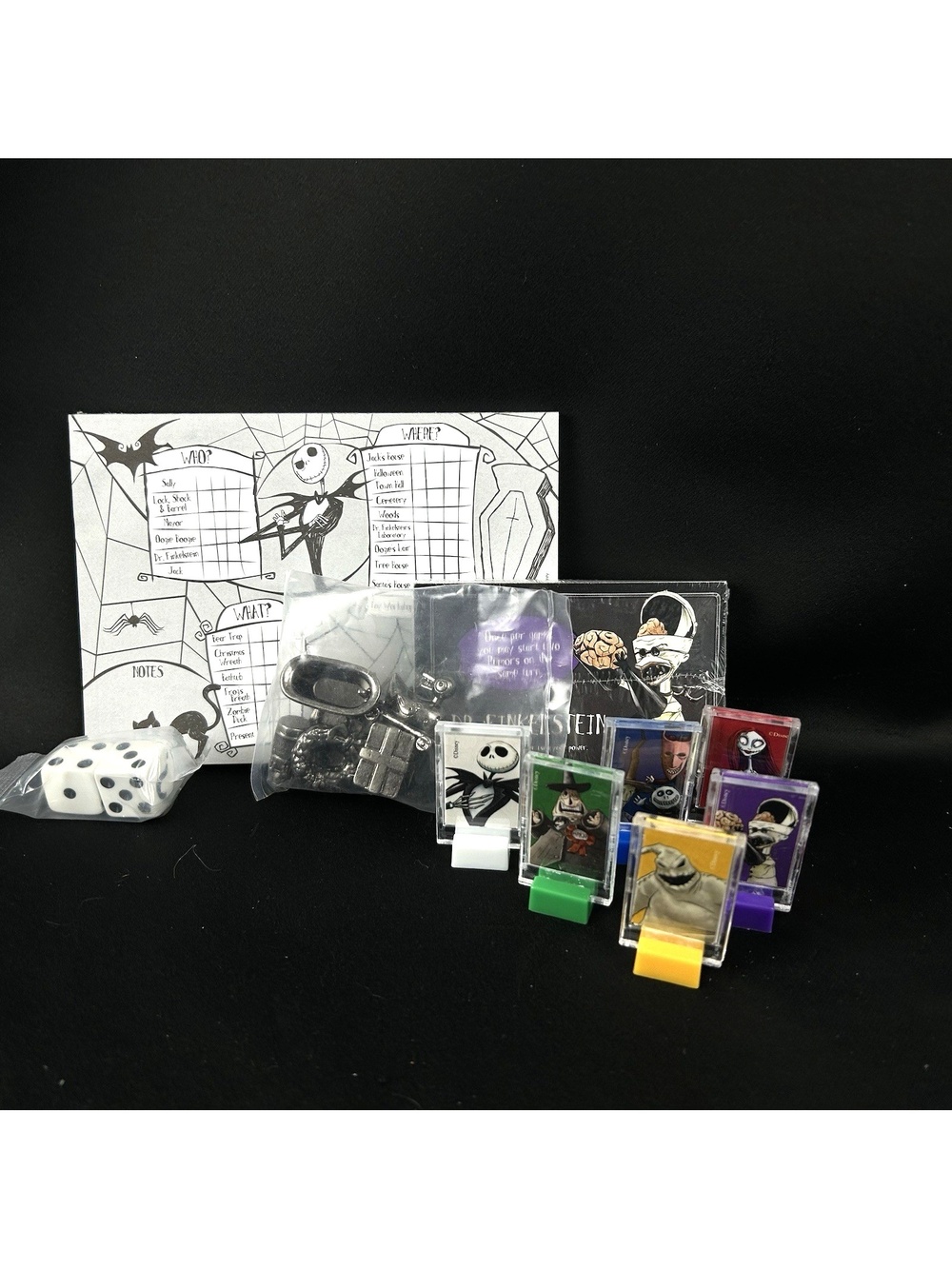 Disney The Nightmare Before Christmas Clue Replacement Pieces Tim Burton